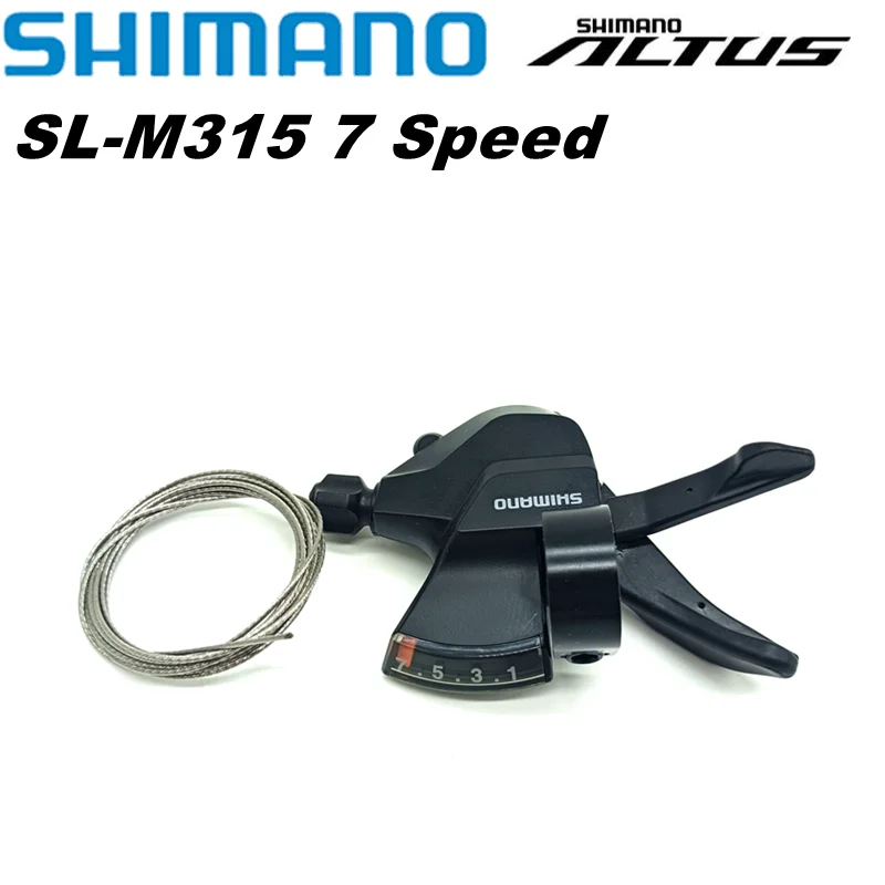 SHIMANO Altus SL-M315 2s / 3s / 7s / 8s / 2x7s / 2x8s / 3x7s /3x8s Shifter Trigger Set Rapidfire Plus w/Shifter Cable Original