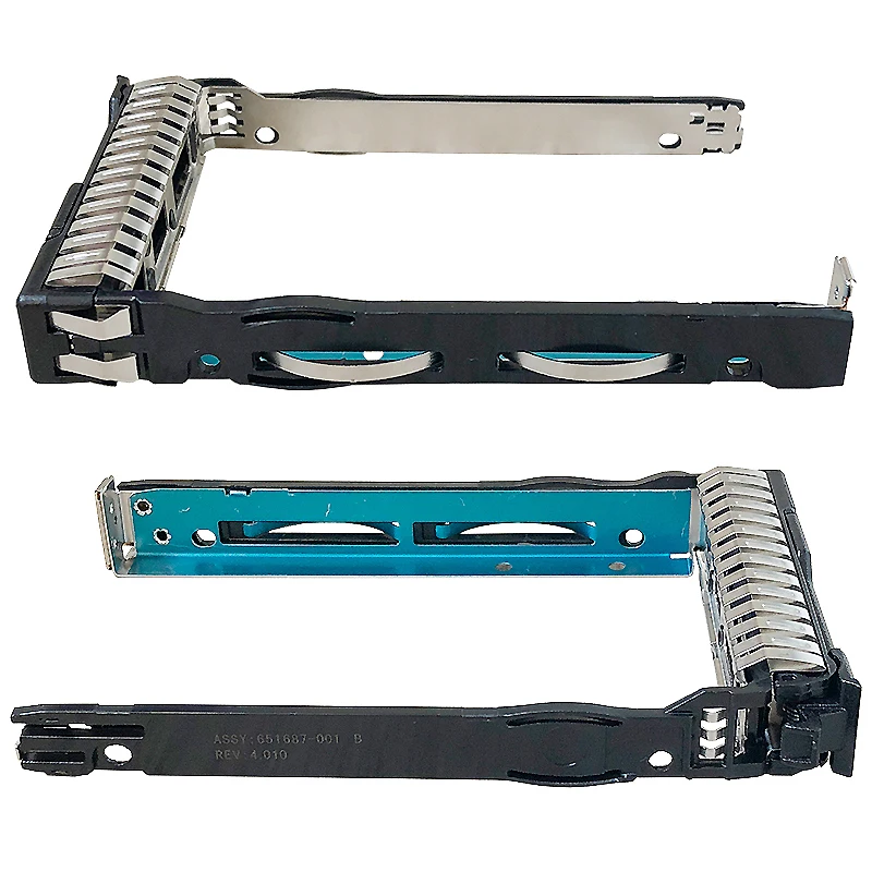 Sff Sas Sata Hdd Bandeja Caddy para hp Gen8 Gen9 Gen10 Dl380p Dl360p Novo 651687001 661914-001 651314-001 2.5 3.5 - Imagem 2