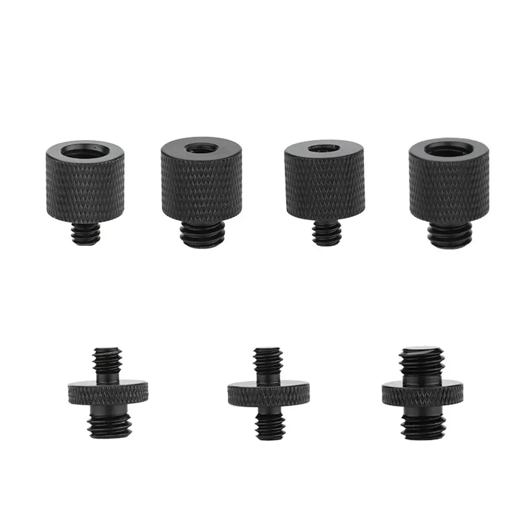 1/4" To 3/8" Male To Female Thread Screw Mount Adapter Tripod Plate