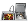 Ultrasonic 304 Stainless Steel Kitchen Automatic Fruit And Vegetable Washer Commercial Sink Freestanding Dishwasher 1
