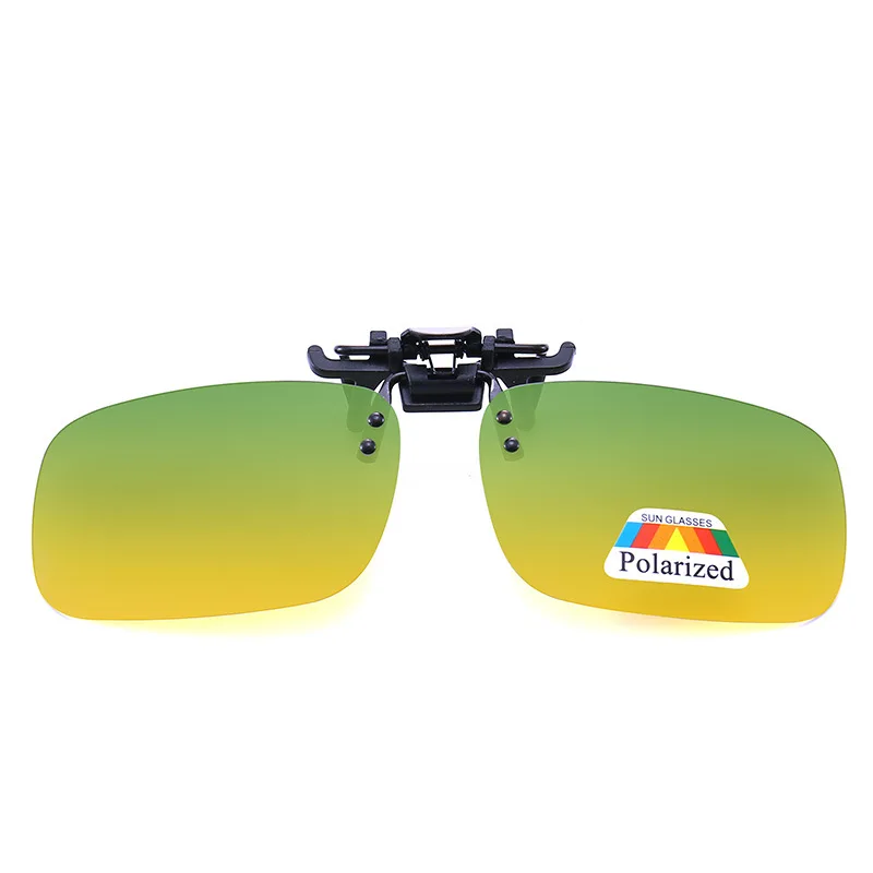 Polarized Clip Sunglasses Myopia Glasses Clip Driver Fishing Night Vision Myopia Clip-on Sun Shading Eyeglasses