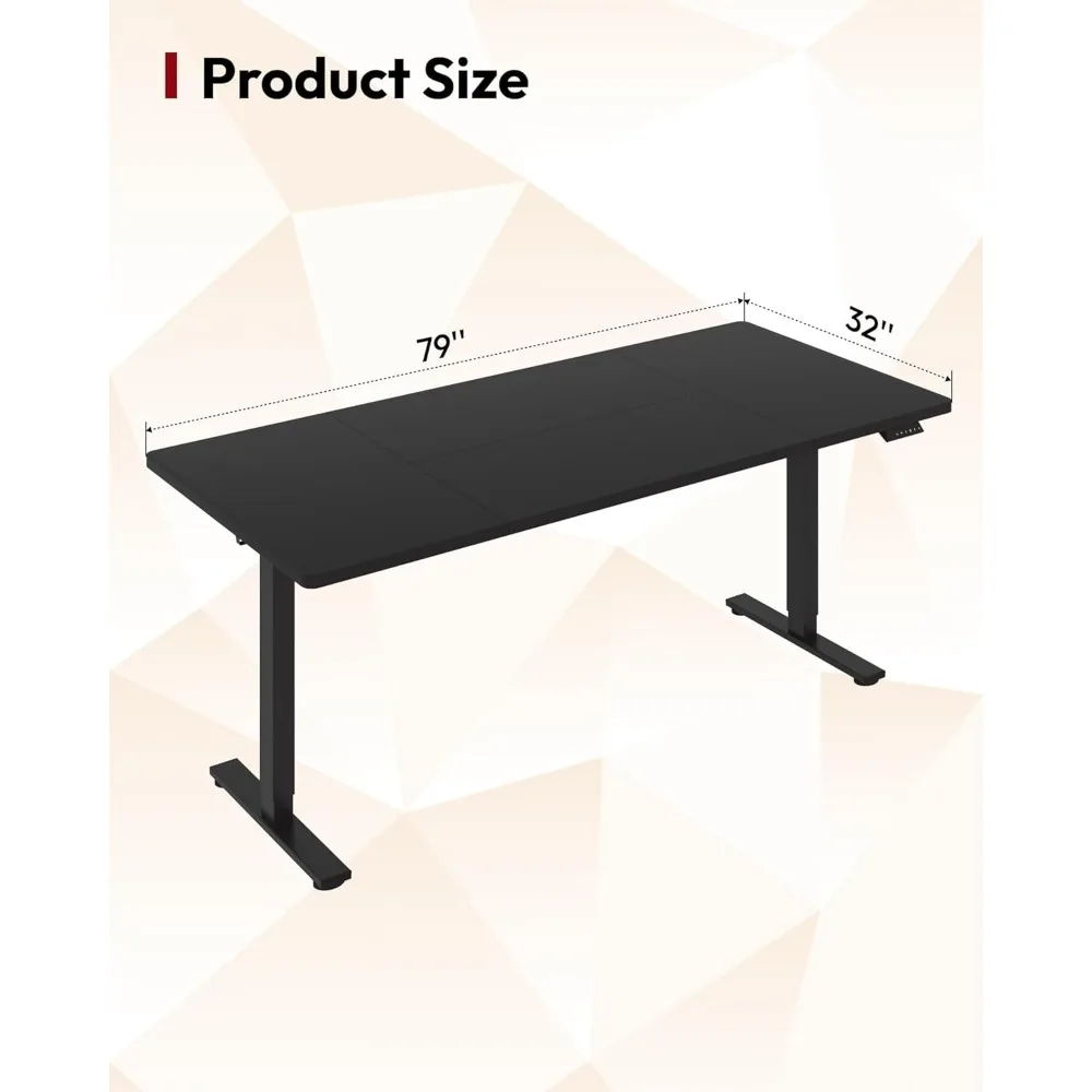 Electric Height Adjustable Standing Desk with Memory Controller 2