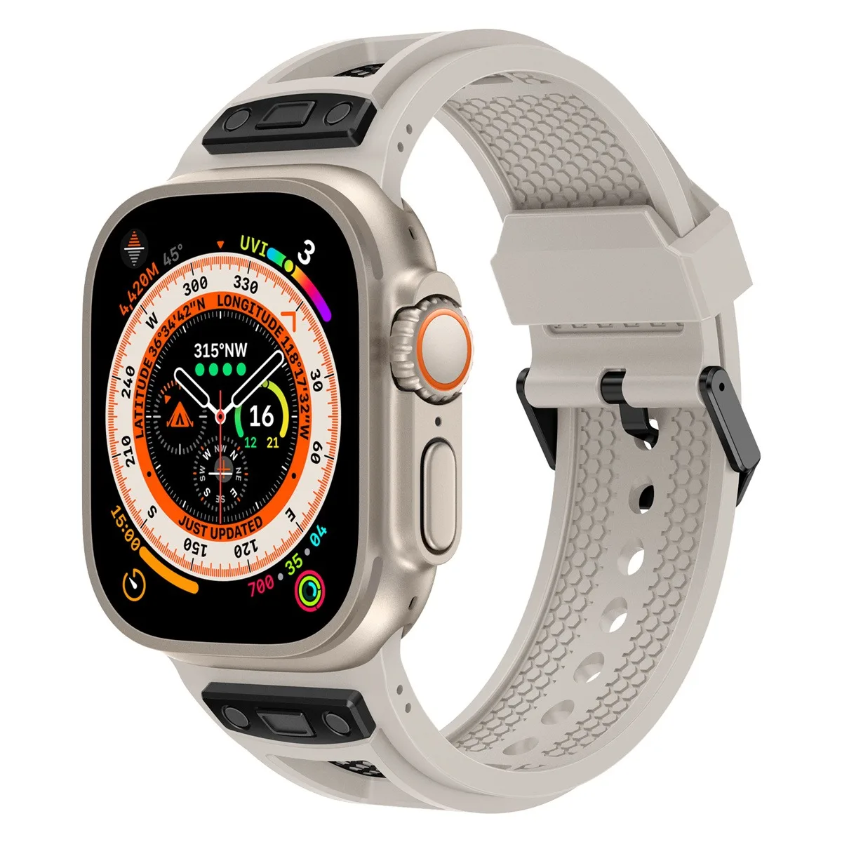 Uhrenarmband für iWatch 42/44/45/49 mm, modisches Metallarmband für die Uhrenserie Ultra2 Se 9/8/7/6_voghion.com