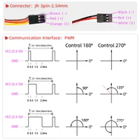 4X Waterproof Servo 20Kg 25Kg 30Kg 35Kg 40Kg High Speed servo Pro Metal Gear Digital Servo Baja Servo For 1/8 1/10 Scale RC Cars - Image 6