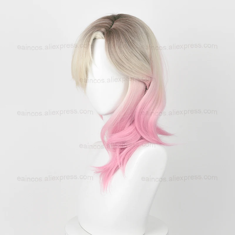  Natanlie Gwen Stacy Cosplay Wigs for Women Short Culy Brown  Ombre Blonde Synthetic Costume Hair Heat Resistant Half Long Half Short  Fashion Wig for Gilrs Halloween Party Use : Everything Else