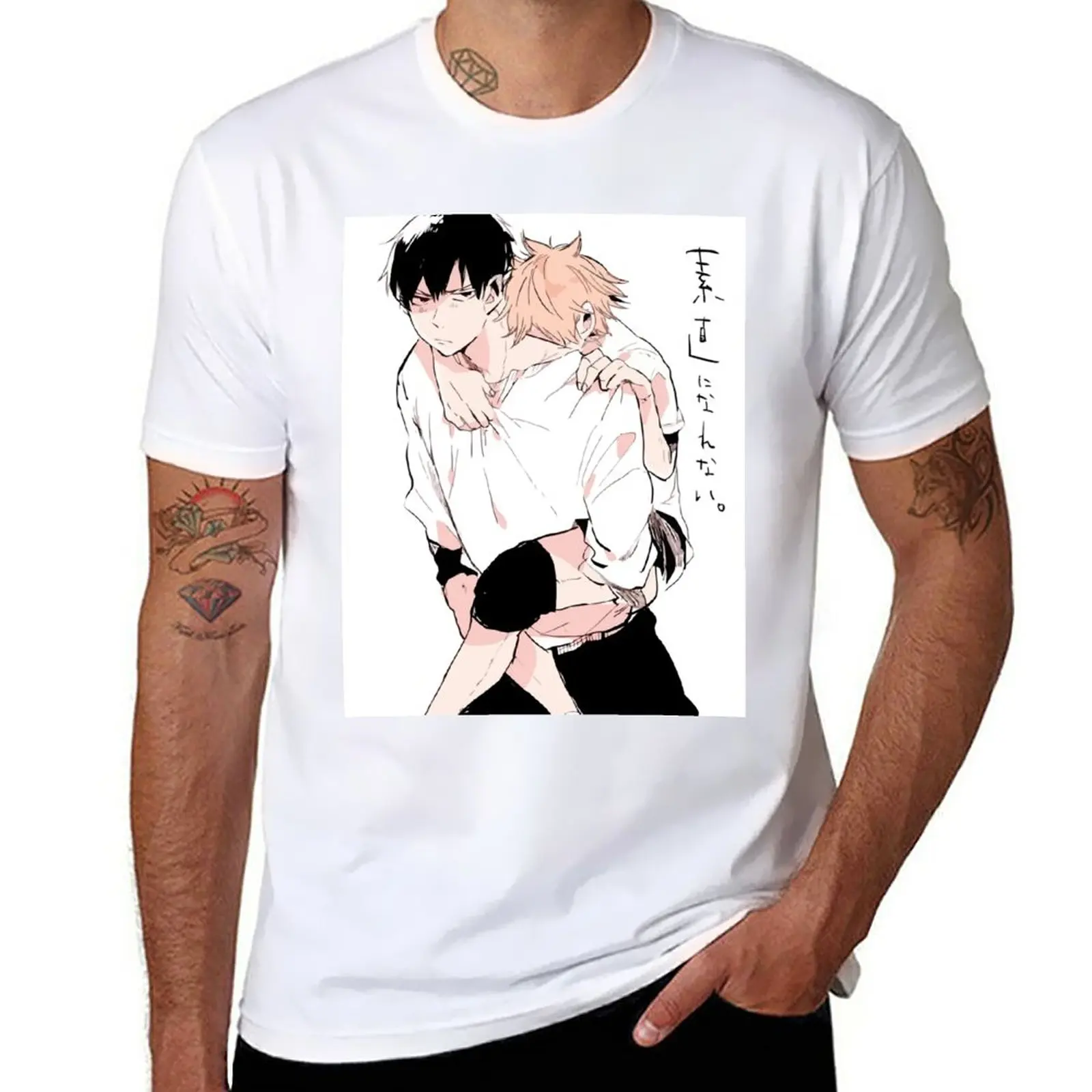 

Poor Hinata T-Shirt tops oversizeds t shirts for men cotton