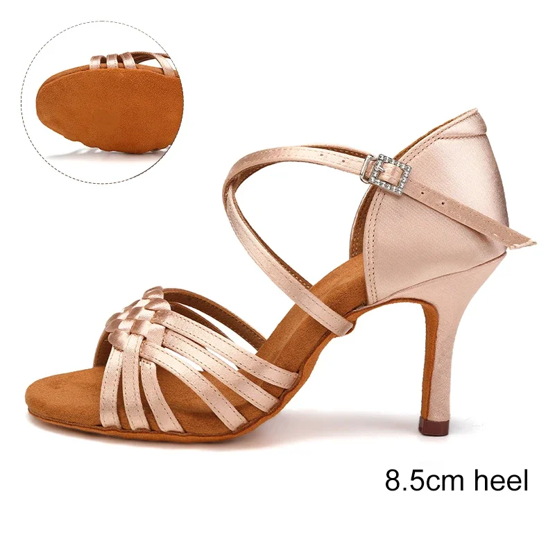 Woman Dance Shoes For Dancing Latin Shoes For Women Girls Ballroom Shoes Ladies Modern Tango Jazz Performance Shoes Salsa Sandal 2