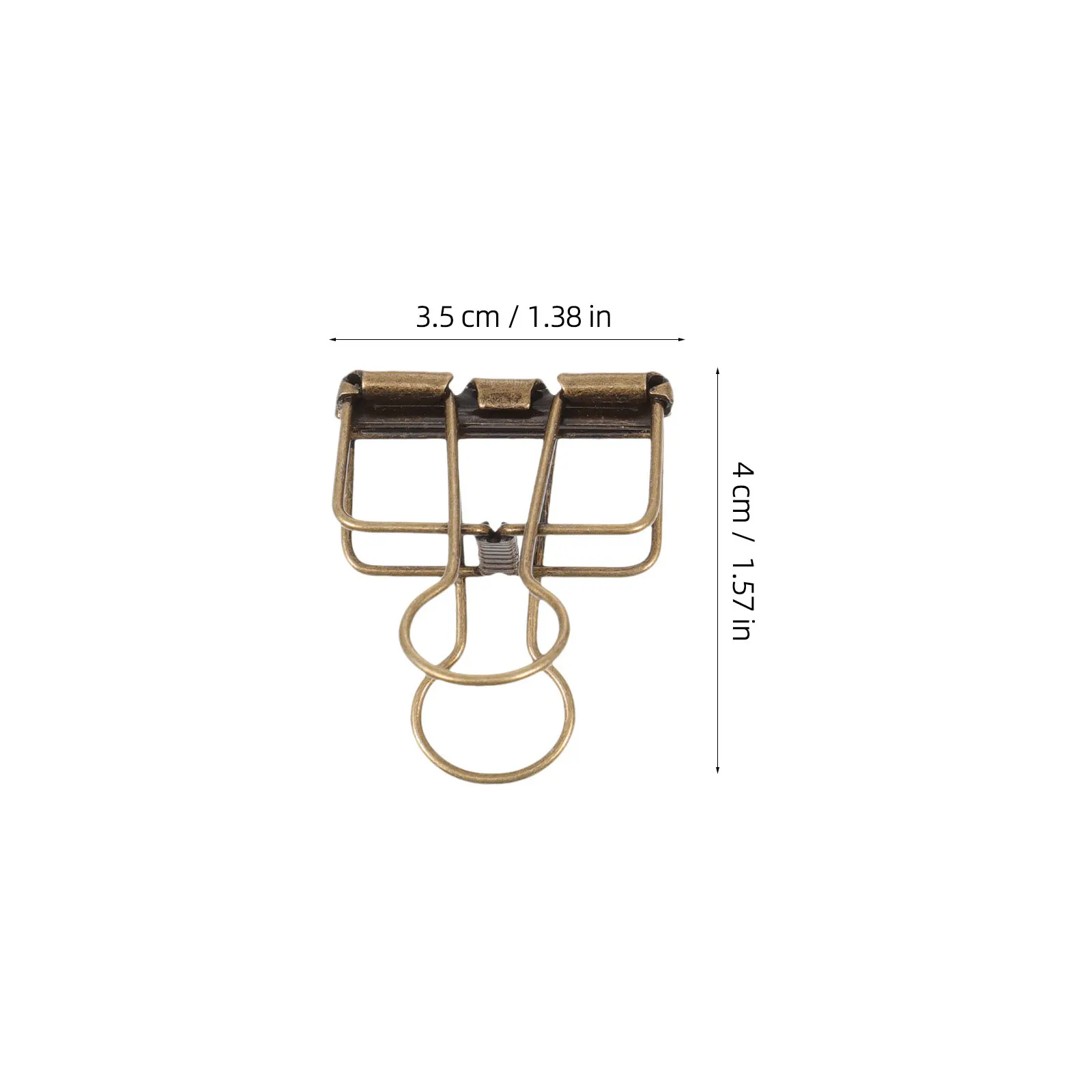 Binder Clips Long Tail Clips 6Pcs For Holder File Organizer Metal Stationery Supplies For Office
