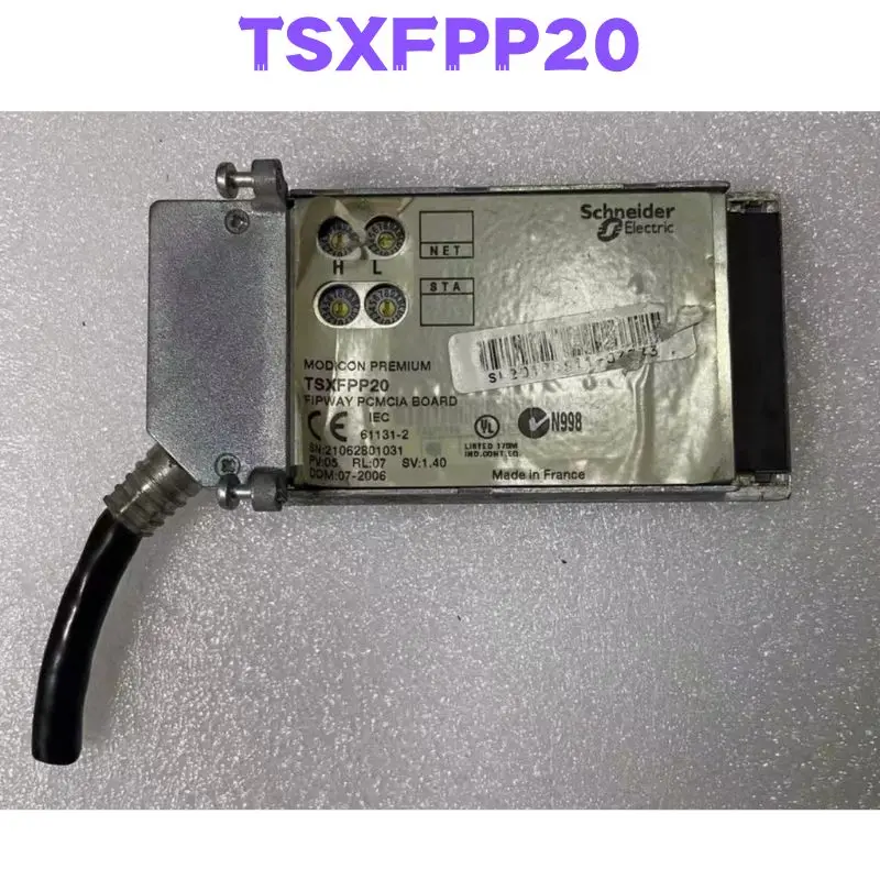 

Бывшая в употреблении передающая карта TSXFPP20 протестирована ОК