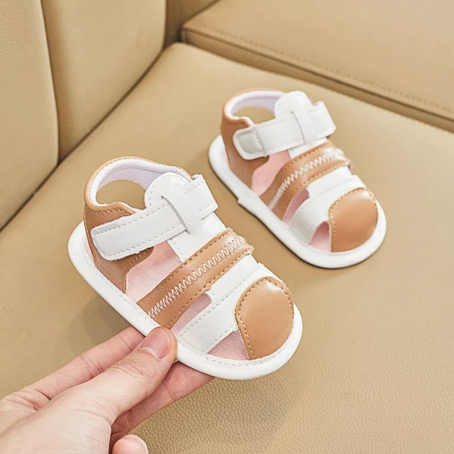 Baby Sandals Comfortable The New Baby Baby Girl Baby Boy SummerSoft  BottomBaotou Anti-kick Toddler Shoes Kindergarten Baby Shoes