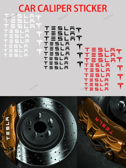 赤色 ブレーキキャリパー(TESLAロゴデカール付き) 赤色 ブレーキキャリパー(TESLAロゴデカール付き) - メルカリ