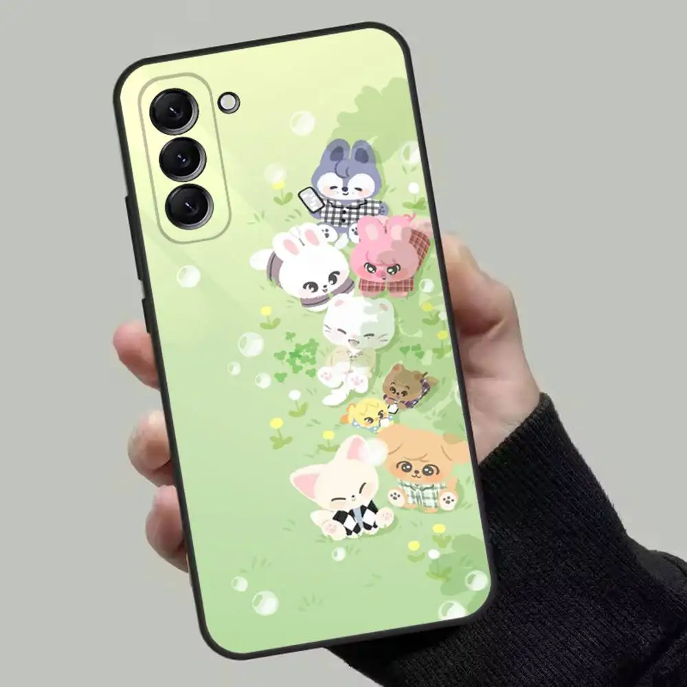 Kpop Stray-Kids Skzoo Soft Black Phone Case