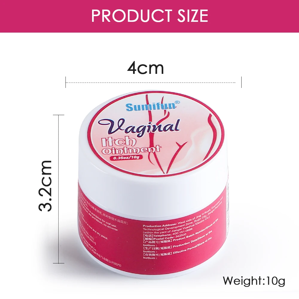Sumifun Remove Odor Antibacterial Cream Pussy Armpit Intimate Deodorant Pruritus Dermatitis Herbal Ointment Anti-itch Skin 10g