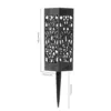 1/2/4PCS Cemetery Vase Decorations for Human Grave Hollow Flower Holder Plastic Black Vase with Long Spike 7.28x2.17x2.17 Inch 6