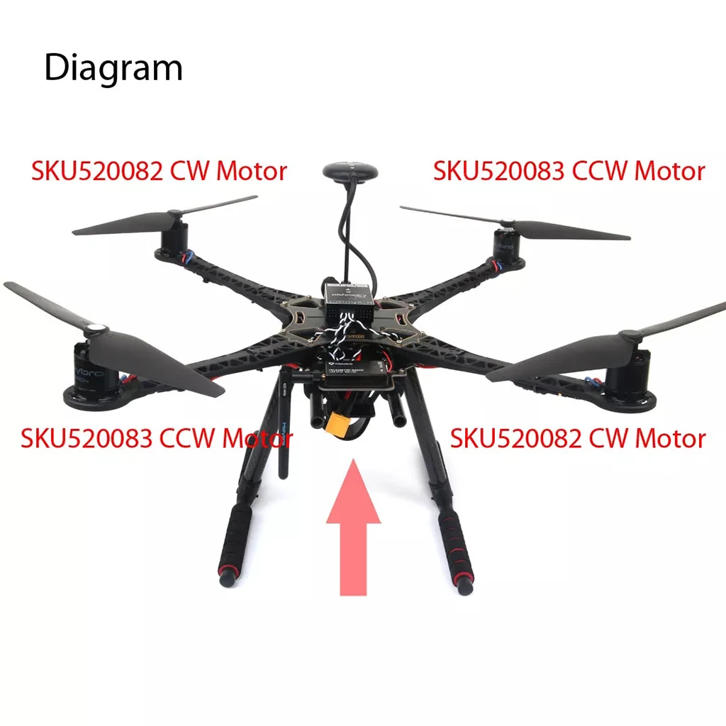 Holybro 2216 920KV Motore Brushless CW CCW Sostuzione per