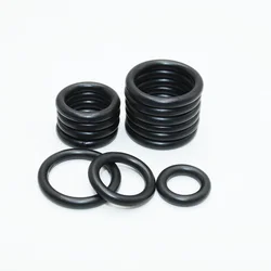 Durable Nitrile Rubber Oil & Corrosion Resistant O - Ring Sealing Gasket - OD5mm CS1mm (O - ring 50Pcs)