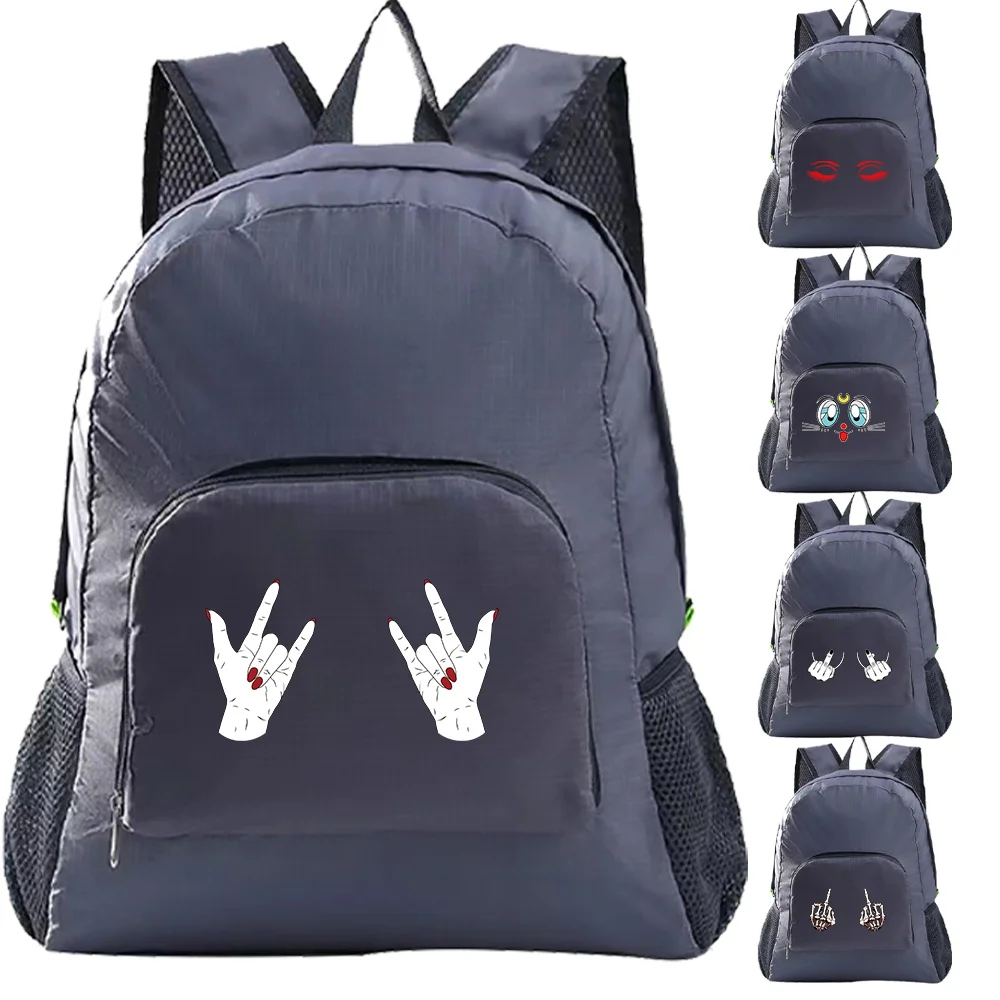 

Foldable Backpack Folding Travel Daypack Bag Outdoor Travel Bag Mountaineering Sports Daypack Portable Sports Backpack Unisex