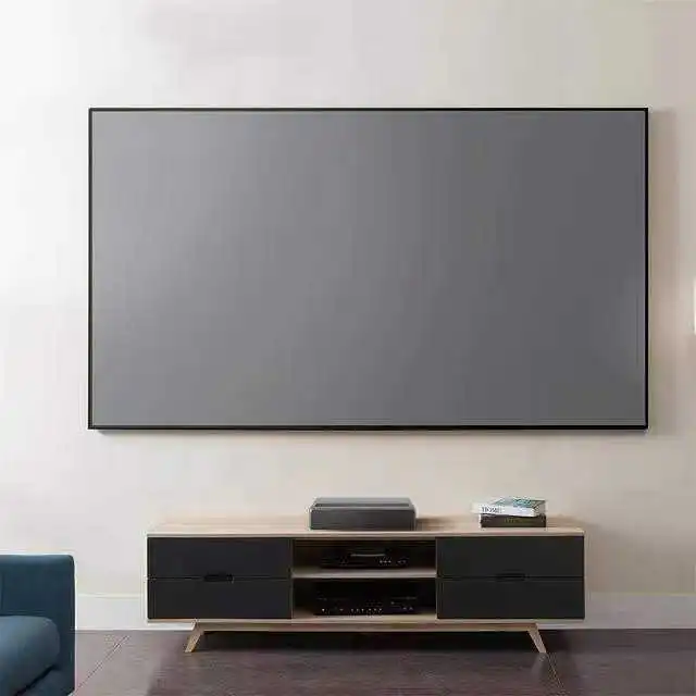 

120inch ALR PVC Gray Crystal High Gain Fixed Frame Clr Screen For 4k Long Throw Projector