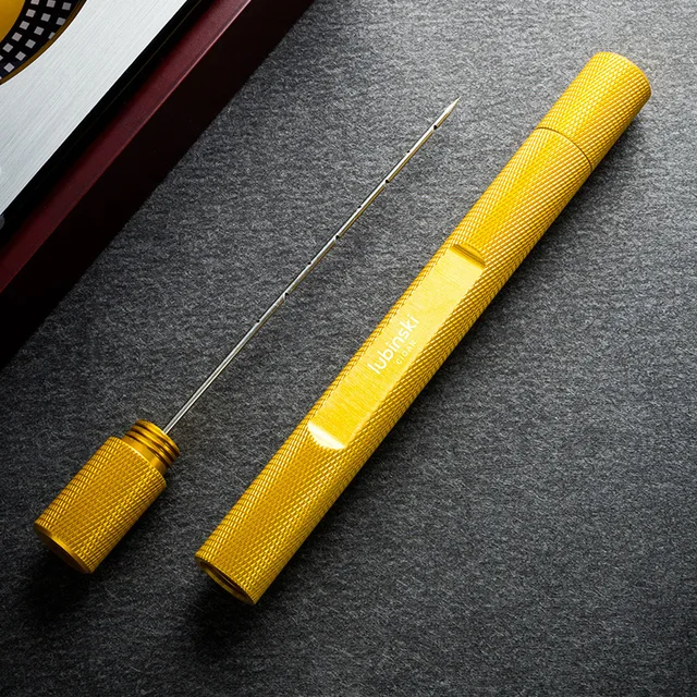 Portable Cigar Draw Enhancer Tool Smoker Dredge Drilled Cigar Cutter Punch Sharp Cigar Needles for Cigar Accessories 2022 - Image 4