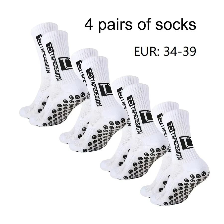 1/4/6 pairs of Children's and Women's non slip socks 1