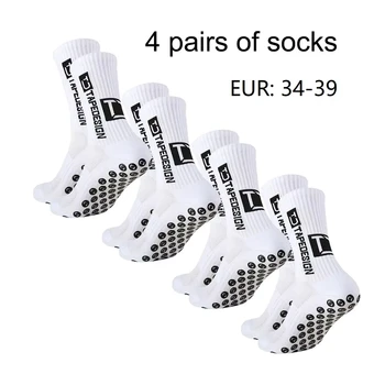 1/4/6 pairs of Children's and Women's non slip socks 1