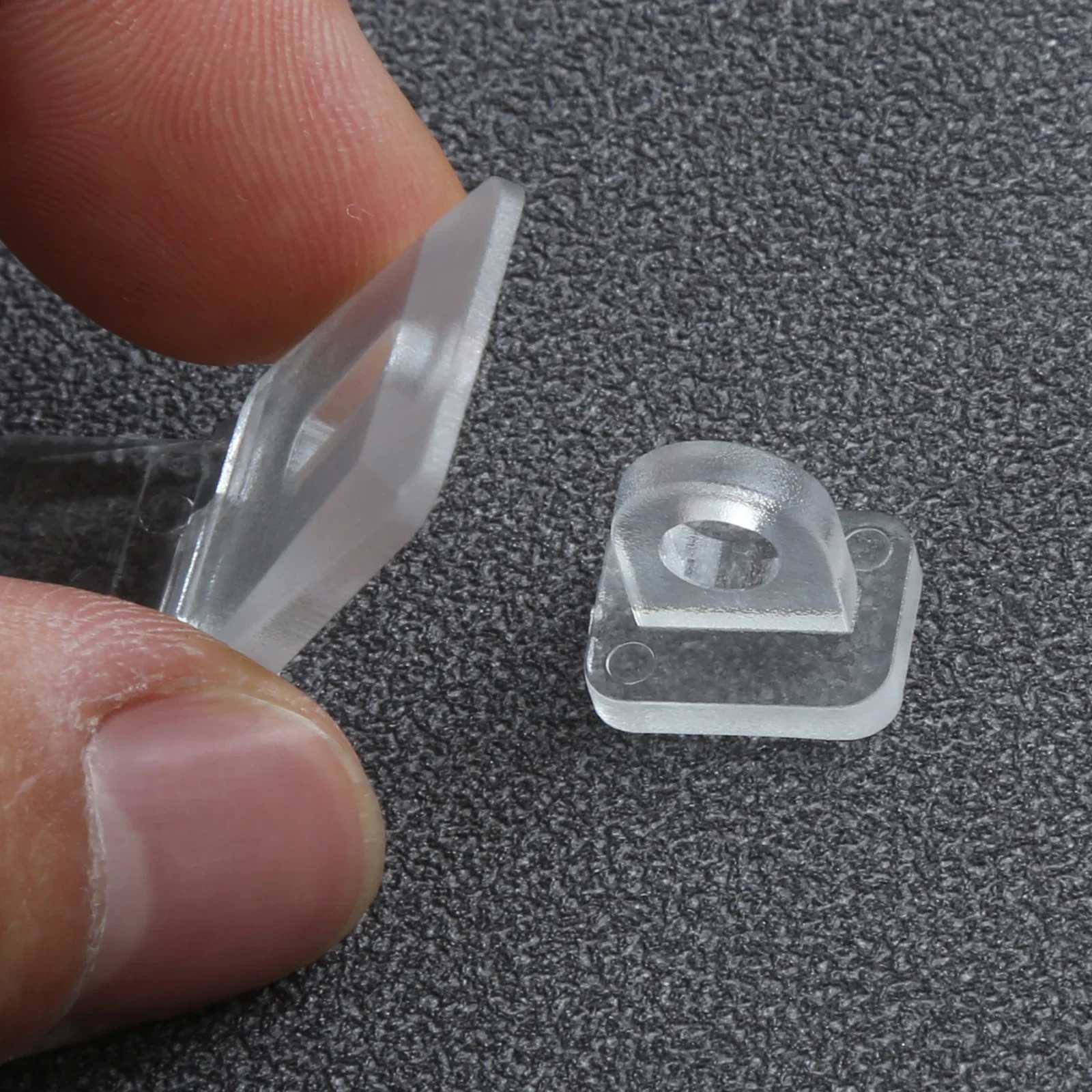 Acrylic Hinge Lock Jewelry Box Cabinet Door Drawer Hasp 4 sets jewelry box hasps