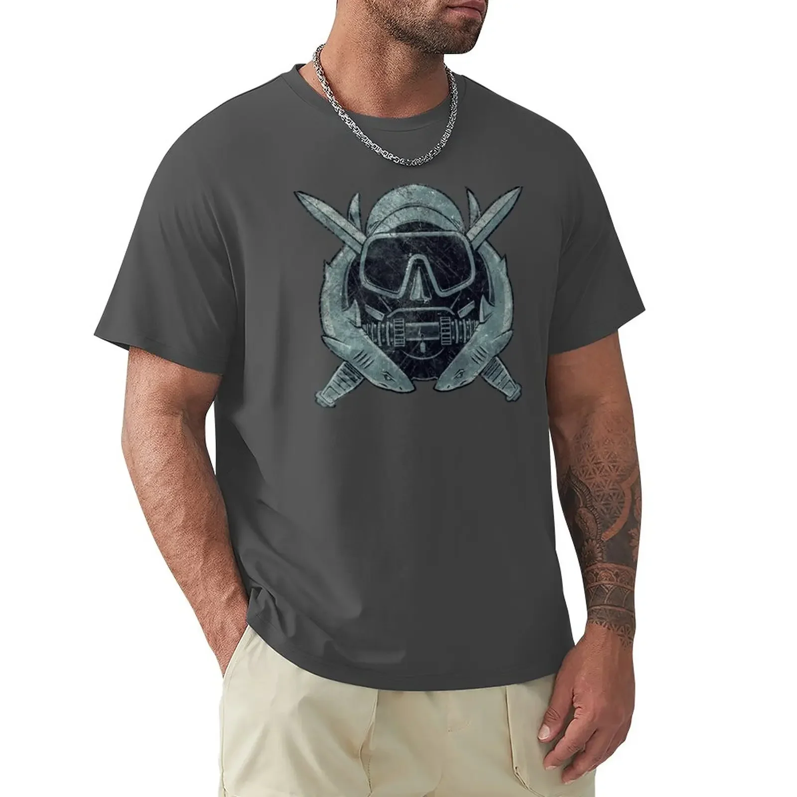 Us Combat Diver T-Shirt Abbigliamento Estetico Customs Progetta Le Tue Magliette Divertenti Da Uomo Vintage