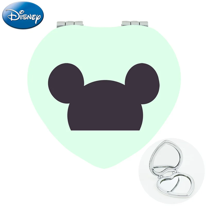 

Disney Simple Photos Mickey Mouse Outline Heart Shape Purse Pocket Mirror Beauty Health Espejos For Teacher's Day Gifts MIK901