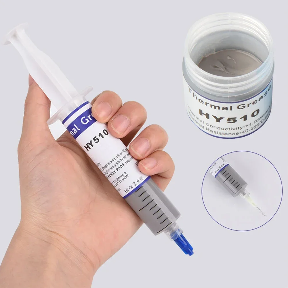 HY510 Thermal Grease for GPU CPU 0.5/2/20/30g Thermal Conductive Paste Compound Silicone Grease Paste Chipset Cooling Heat Sink