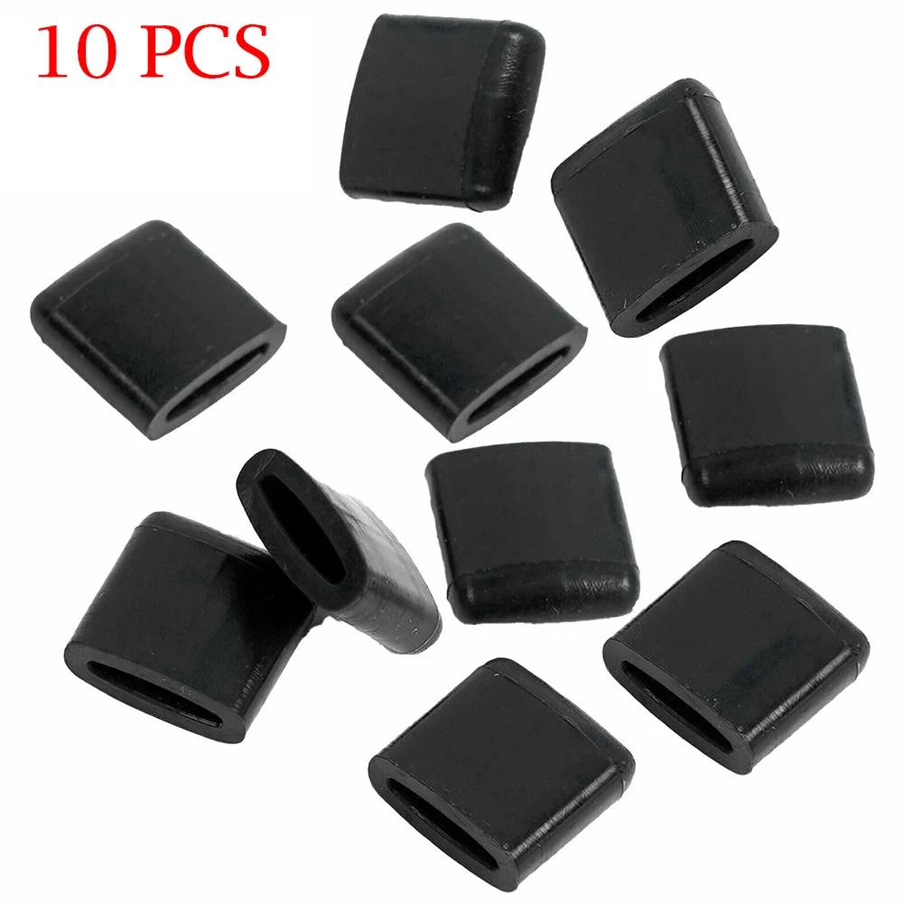 

Home Air Fryer Rubber Bumpers Replacement Scratch Protection Cover 10pcs Accessories Black High Temperature Resistant