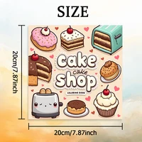 CAKE SHOP Bold-easy Patterns Coloring Book for Adults Cute Drawing Book Perfect Gift for Party and Birthday 2