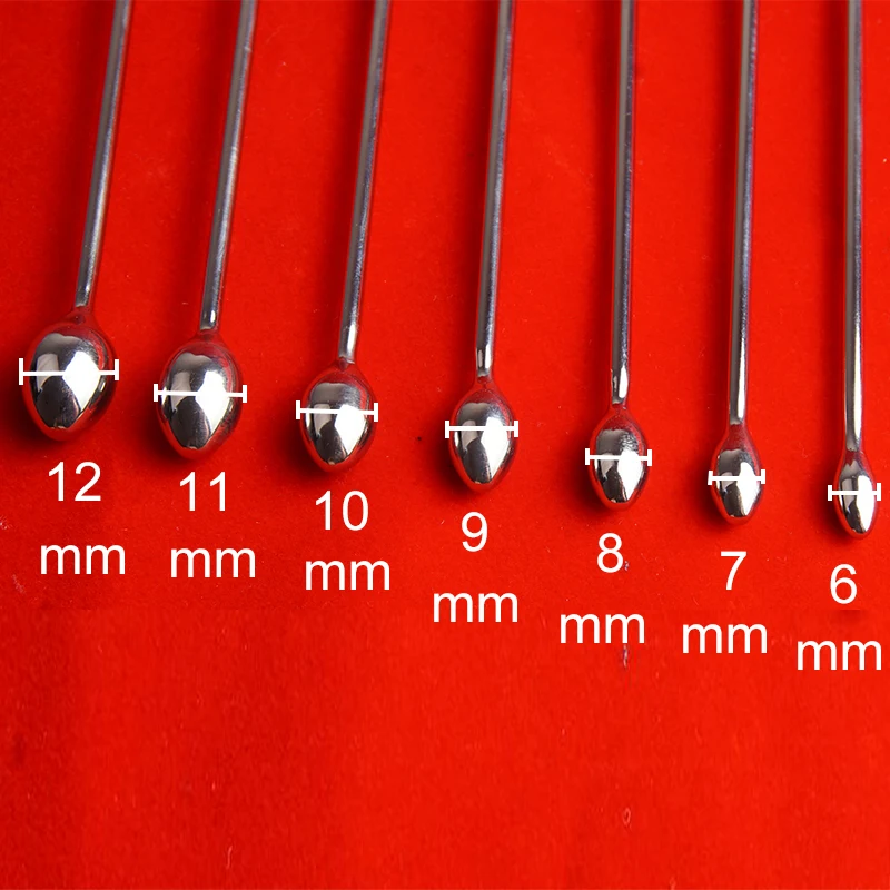 Penis Sex Toys Stainless Steel Urethral Sound Bullet Shaped Tip Penis Sounding Plug Metal Urethra Dilator Masturbation Sounding Penisplug