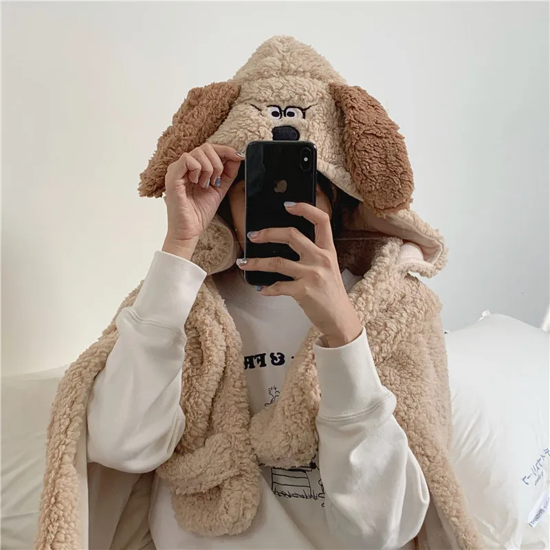 

Wearable Blanket Hoodie Long Sweatshirt for Adults Kids Oversized Sherpa Fleece Cozy Fuzzy Hooded Pullover Warm Wife Gift