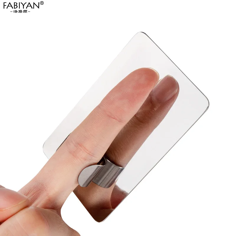 Palette Adjustable Ring for Nail Art Foundation Mixing Makeup Stainless Steel