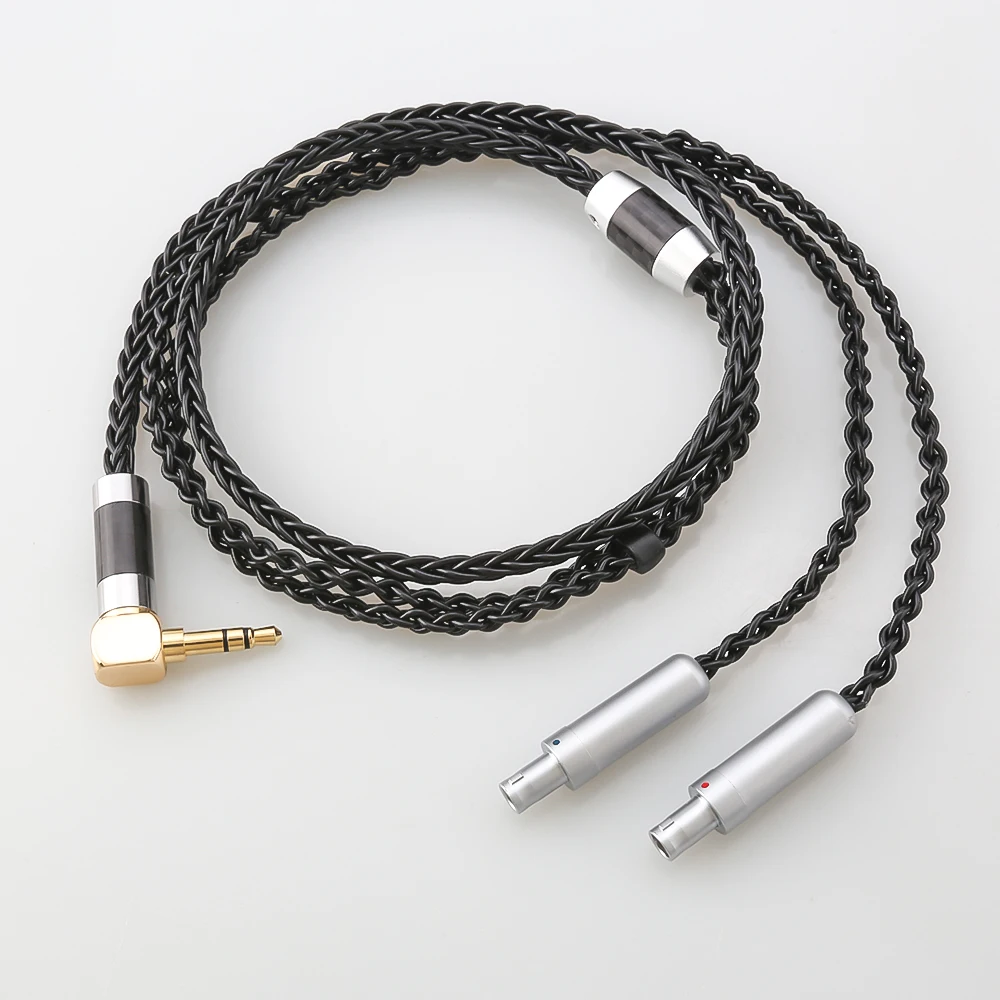 Hifi 4 Pin Xlr 4.4Mm 2.5Mm 3.5Mm 6.35 Jack 8Core Hifi Cuffie Cavo Auricolare Per Sennheiser Hd 800 S Hd800 Hd800S