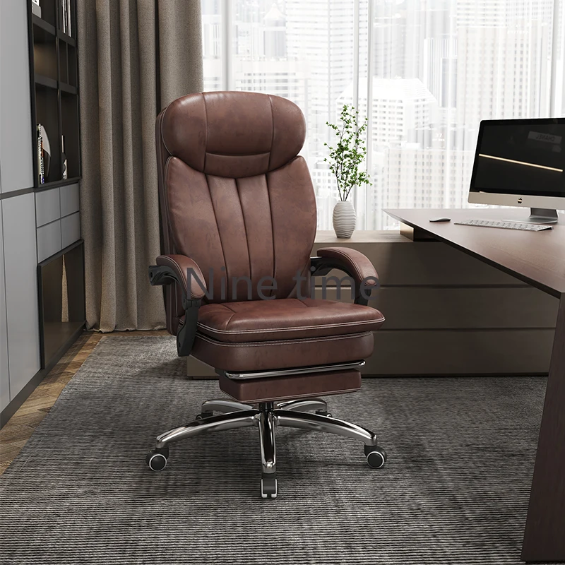 Designer Relax Office Chairs Cute Lounge Floor Pillow Leather Computer Chair Recliner Swivel Sillas De Oficina School Furniture base support office chair luxury back pillow comfortable nordic office chair designer lift swivel sillas gamer office furniture