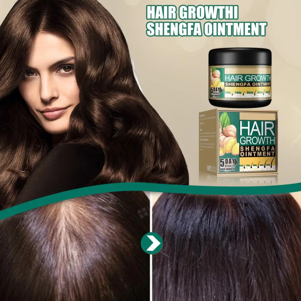 Description Picture 3 of item30ML Ginger Hair Growth Products Fast Growing Anti Hair Loss Repair Scalp Treatment Cream Beauty Health Hair Care Men Women