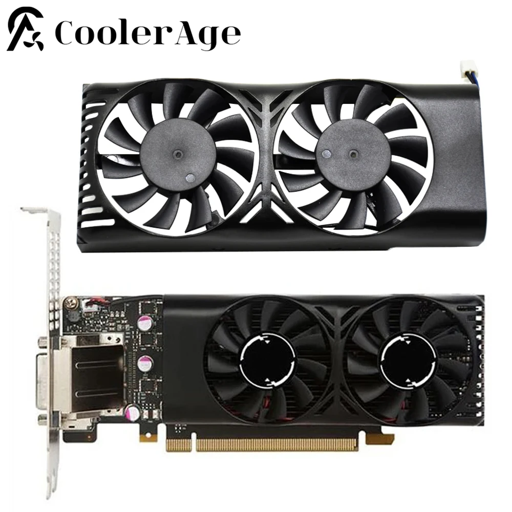 Nuovo Ha5510M12F-Z 2Pin Gtx 1050 Ti Ventola Di Raffreddamento Per Msi Geforce Gtx 1050 2Gt Lp Gtx 1050Ti 4Gt Lpv1 Ventola Di Raffreddamento Gpu Scheda