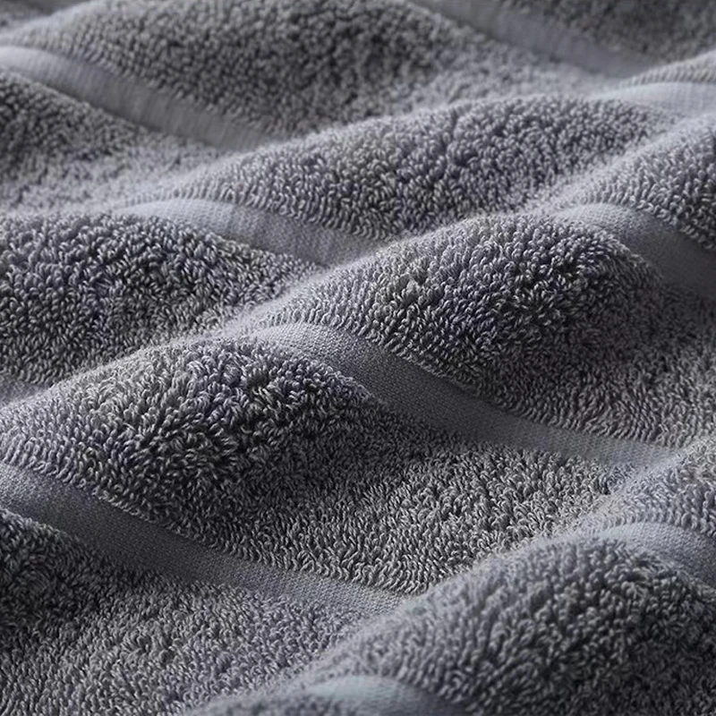 100% Cotton Shower Towels Bath Towel for Adults High Absorbent Home Hotel High quality pure cotton adult towel thickening 3