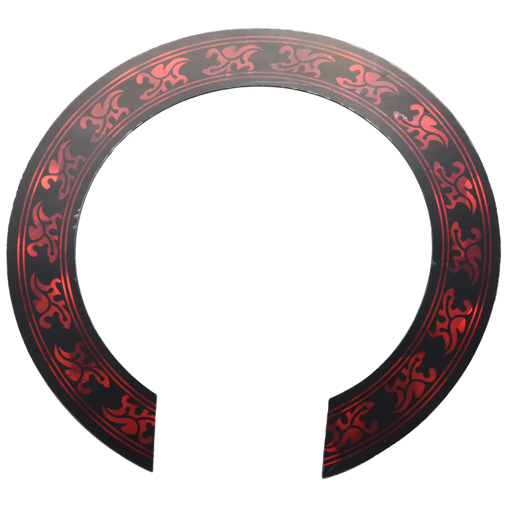 

1 Pcs Soundhole Rosette Decal Sticker with Red Pattern for Acoustic Classical Guitar Parts Replacement