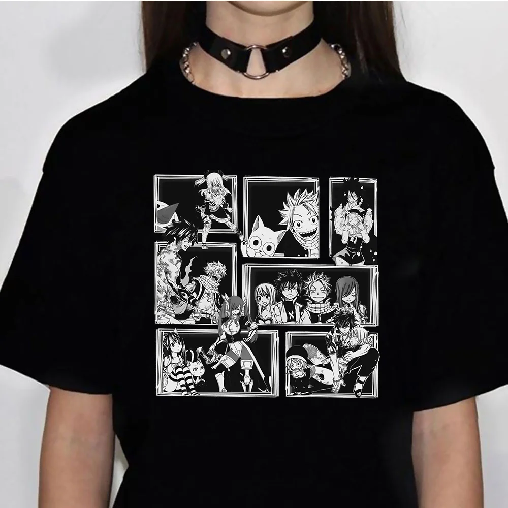 

Fairy Tail tshirt women manga top female manga harajuku streetwear clothes
