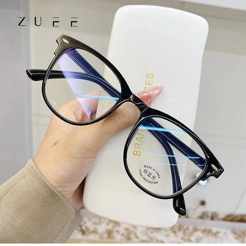 

Women Glasses Square Mens Eyeglasses Vintage Optical Myopia Clear Frame Eye Glasses for Colored GlassesMyopia 0-1.0-5.5-6.0