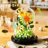 Diy Micro Flower Building Blocks Mini Bricks Particles Eternal Life Flowers Home Decoration Assembling Puzzle Toy Children Gift 3