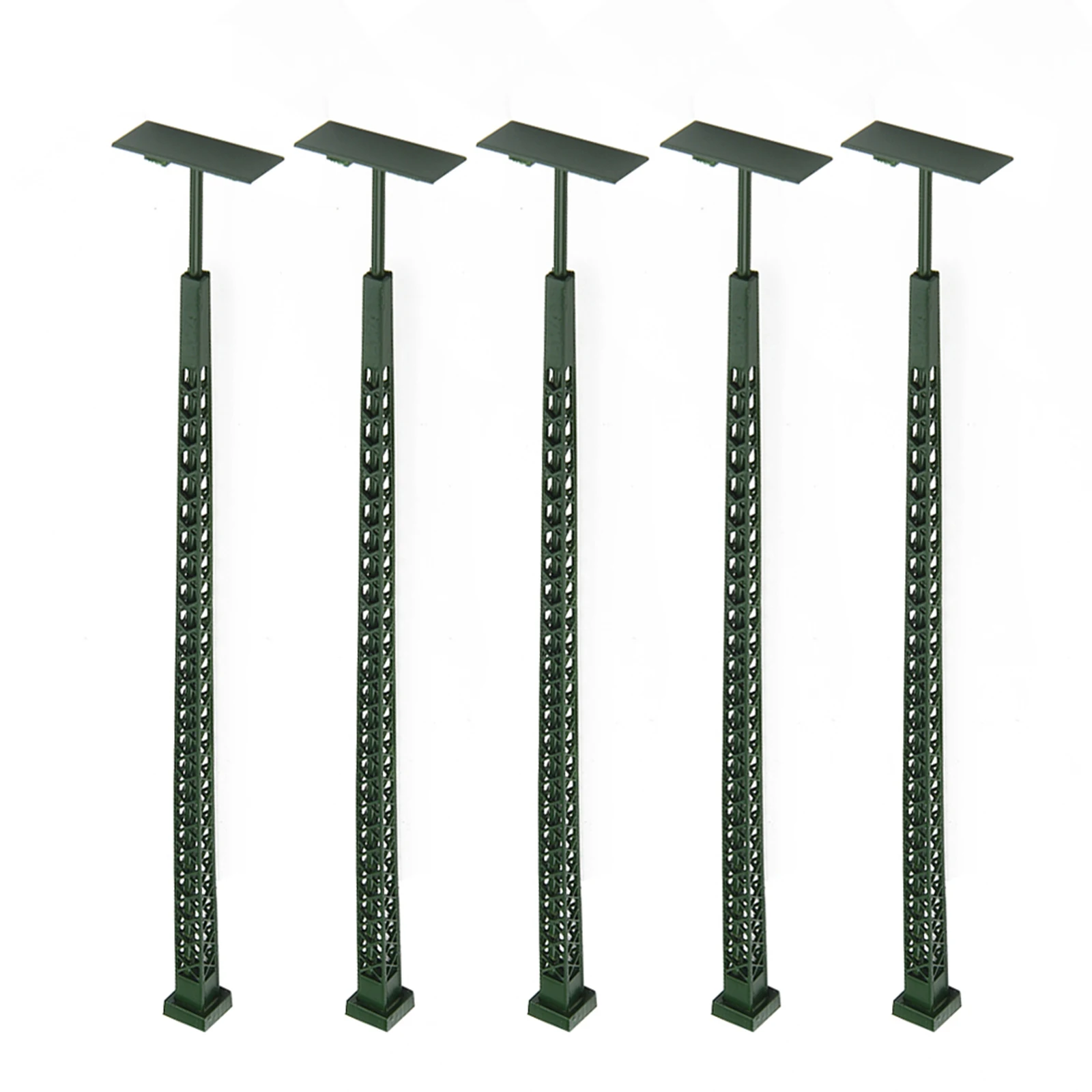 5Pc 1: 87 Adatto Per H0 Gauge Model Railway Lights Lattice Mast Light Gauge H0 Light Layout Model Building In Stock