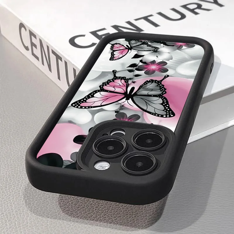 Butterfly Print Anti-Drop Phone Case Cover