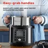 Pot Pro (8 QT) 10-in-1 Pressure Cooker, Slow Cooker, Rice/Grain Cooker, Steamer, 5