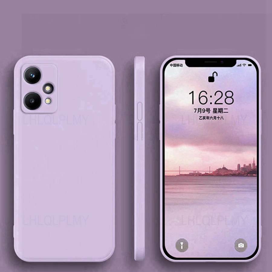 Square Liquid Silicone Soft Phone Case - Enhanced Protective Cover
