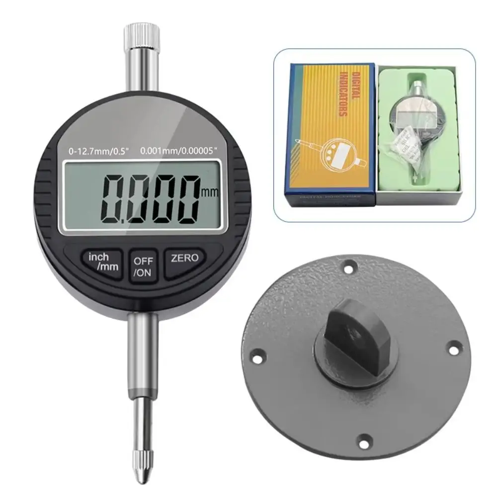 Waterproof Precision Digital Dial Indicator Gauge - 0-12.7mm Measurement Range