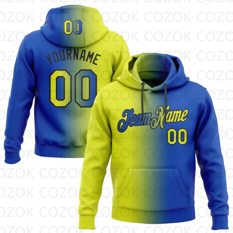 Customized Hoodie Light Green Splicing Jersey 3D Printed  Unisex Pullovers Hoodie Casual Sweatshirts