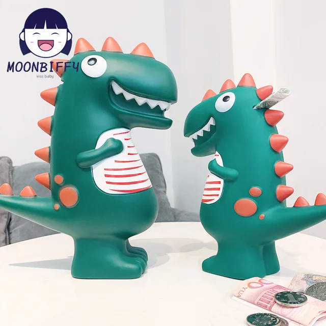 Cartoon Dinosaur Piggy Bank High Capacity Money Boxes Coins Safe Savings Box Large Money Bank Child Toys Kids Birthday Gifts 1
